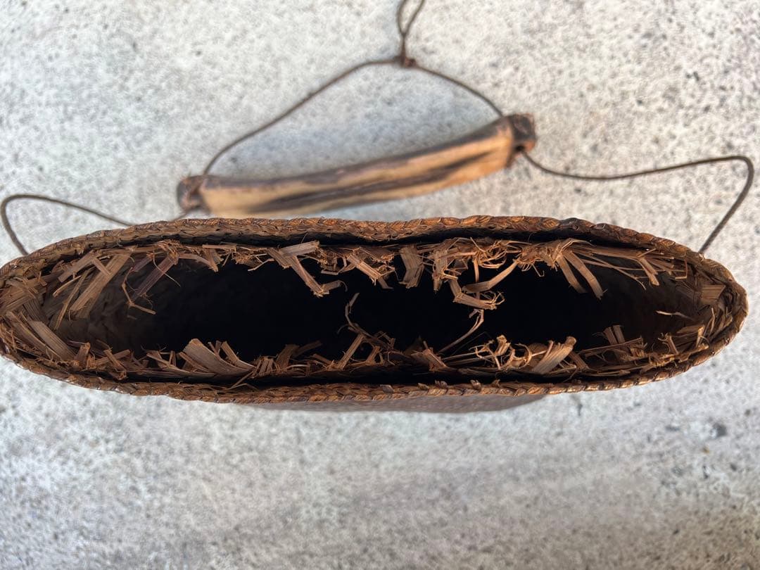 インドネシア フィリピン ルソン アジア バッグ 竹製 古道具 民藝 古民具 籠