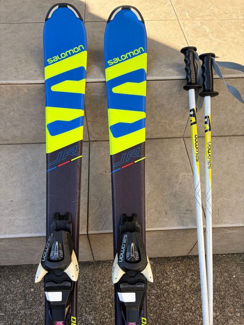 Salomon スキー板　ジュニア　130 ストックセット