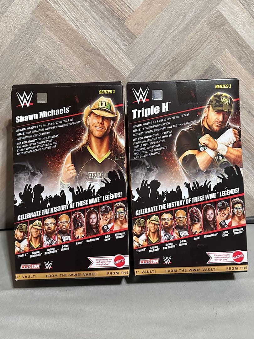 WWE ショーン・マイケルズ & トリプル　H DXフィギュアセット