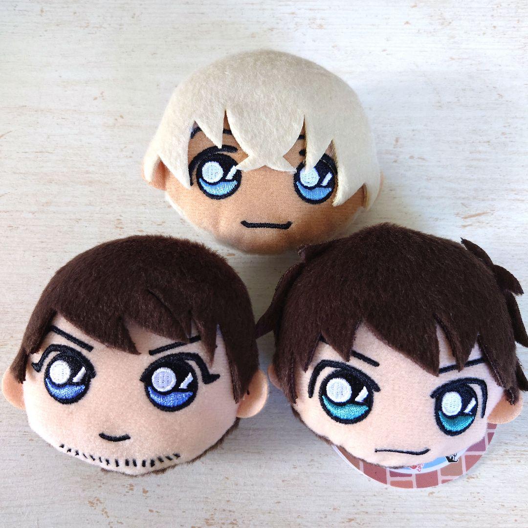 名探偵コナン きゃらまる マスコットバッジ 諸伏景光　降谷零　松田陣平