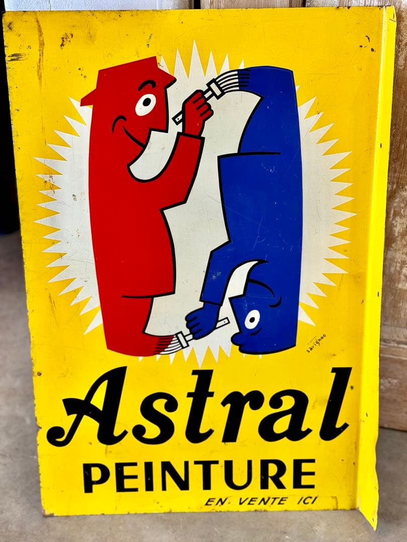 レイモン・サヴィニャックのヴィンテージ看板