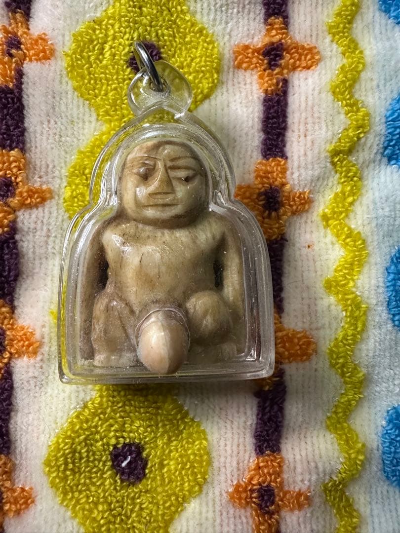 レア　繁栄崇拝物　象骨の男性原理人形　ポーパーンガン　象骨構築