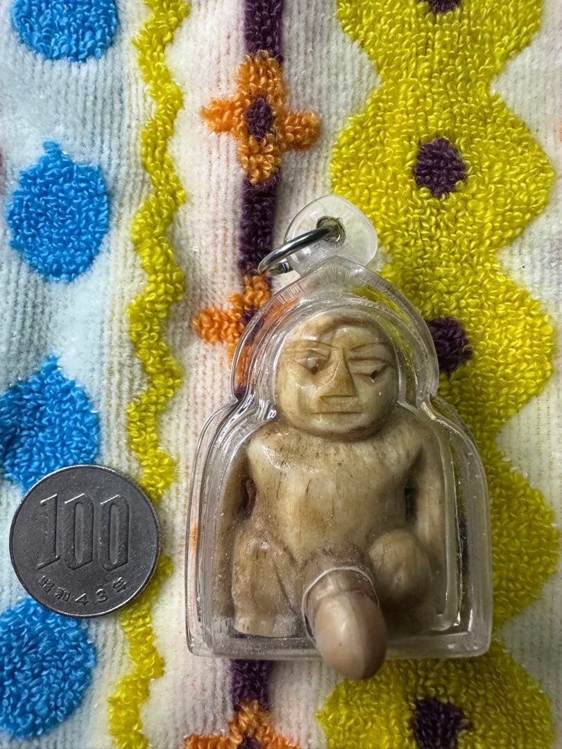 レア　繁栄崇拝物　象骨の男性原理人形　ポーパーンガン　象骨構築