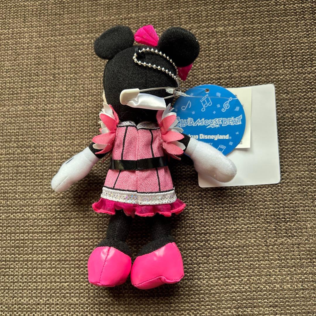 最終　ディズニー　ぬいぐるみ　バッジ　ミニー　クラブマウスビート　タグ付き