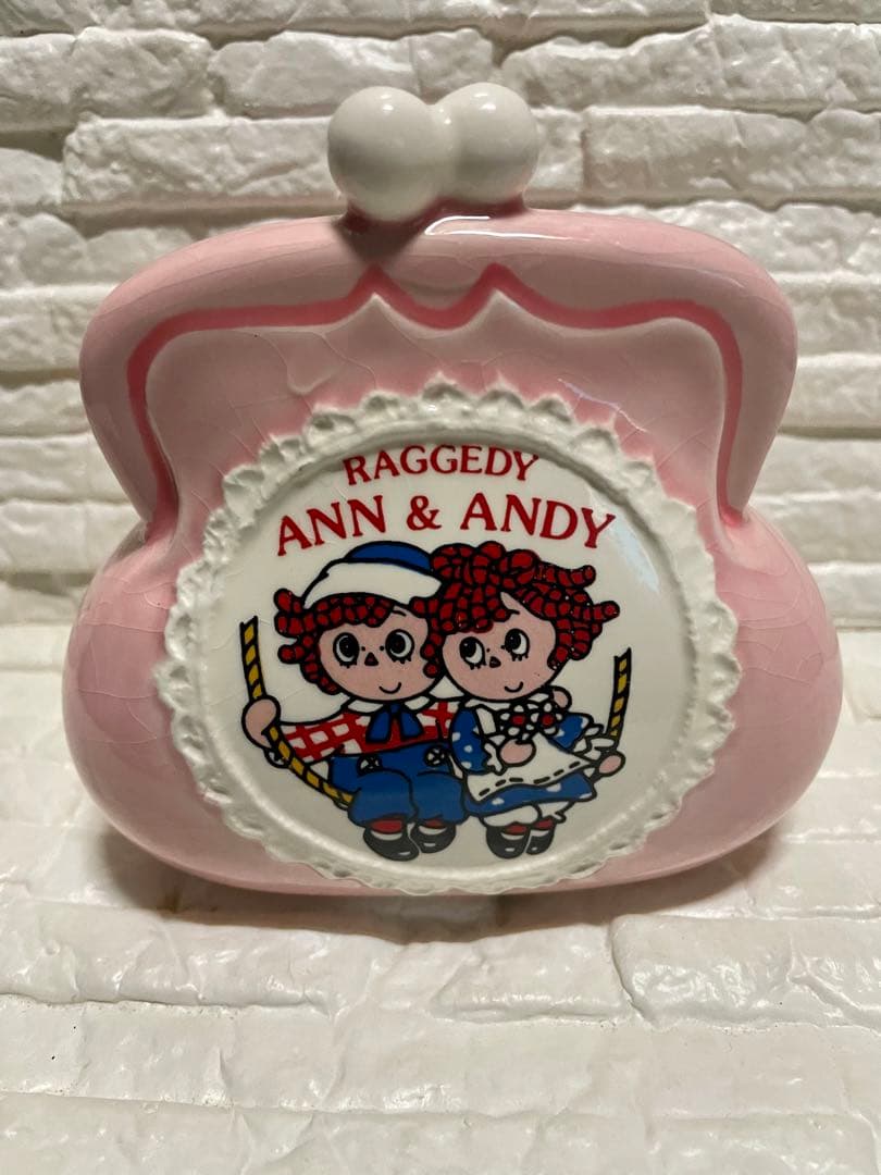 レア　希少品　RAGGEDY ANN &ANDY 1974年　貯金箱　美品