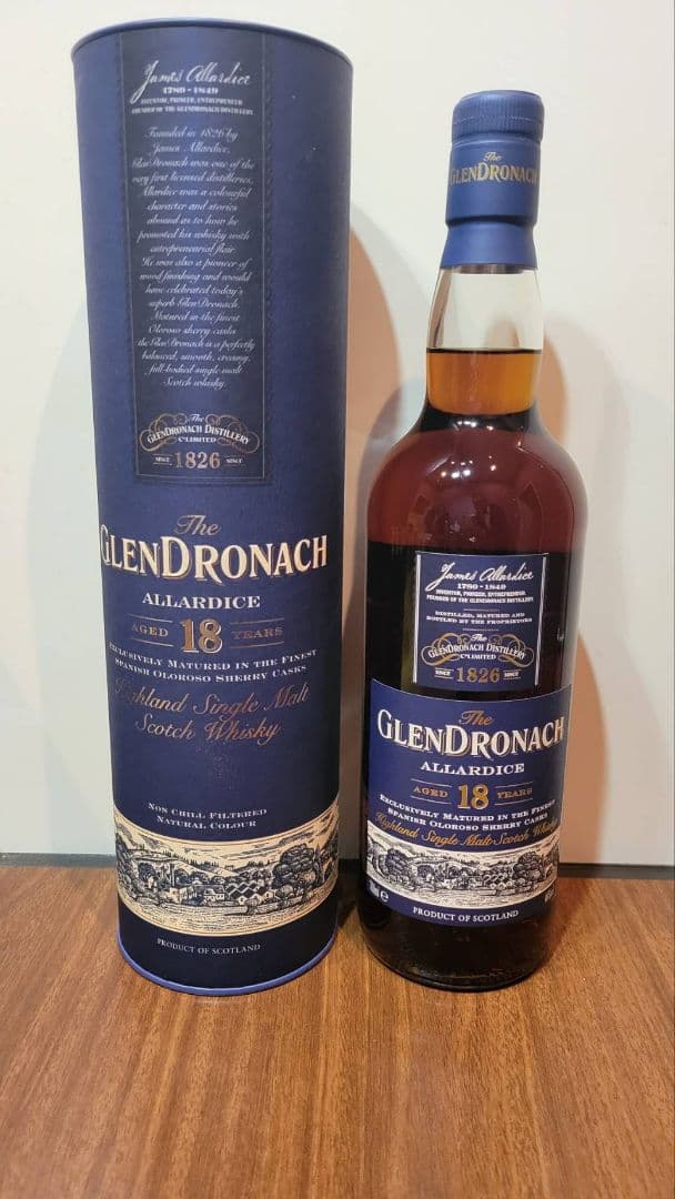 グレンドロナック アラダイス 18年 （旧ラベル）700ml 46% 箱付