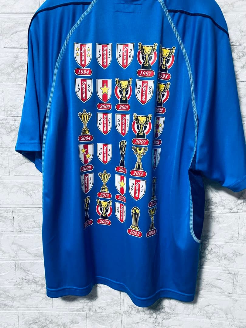 Supreme Jacquard Soccer Jersey ゲームシャツ　M