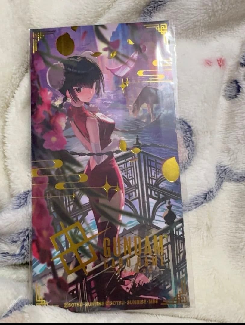 中国限定 ガンダムカードゲーム EXリソース 王留美5枚セット