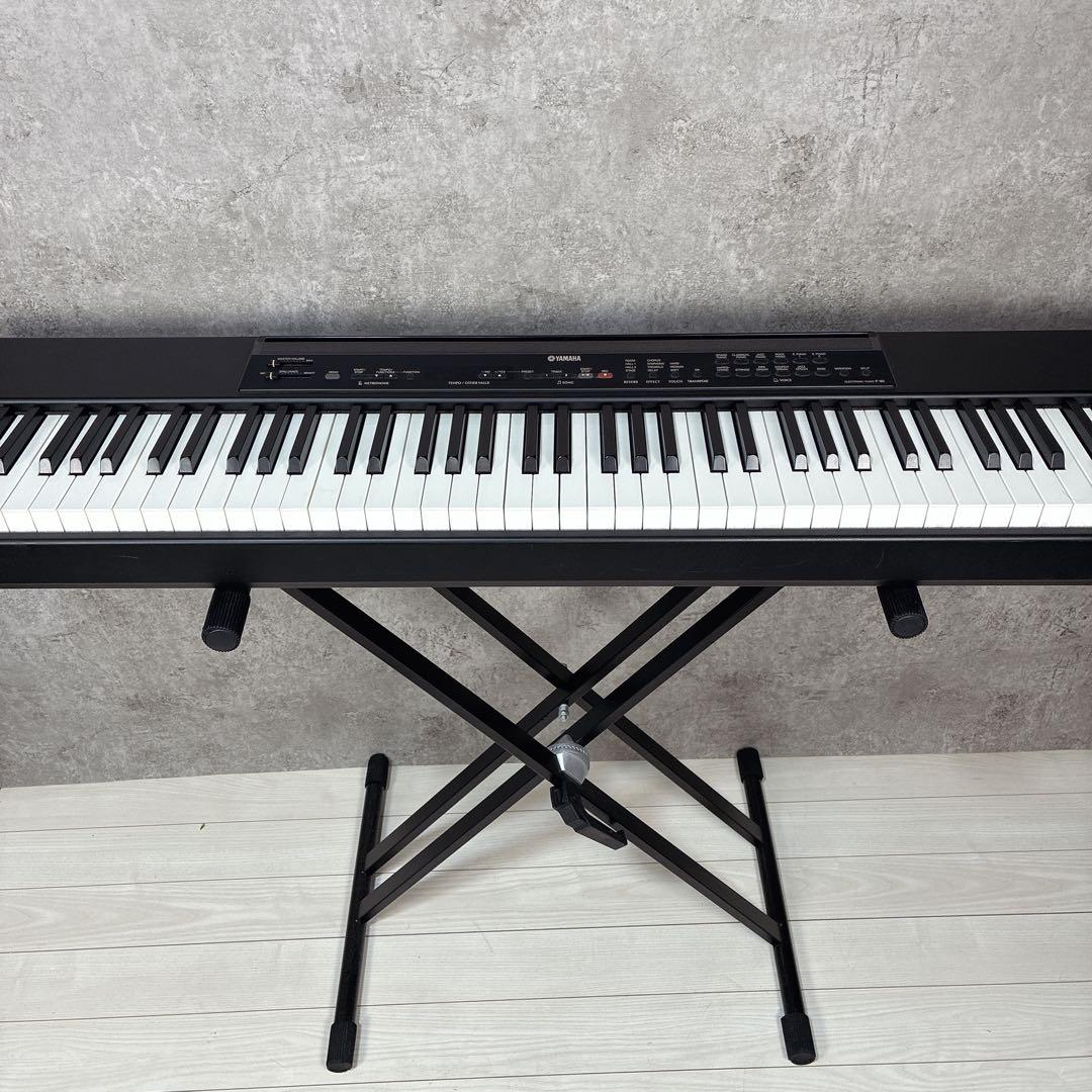 YAMAHA ヤマハ 電子ピアノ P-80 88鍵盤 スタンド ペダル付属