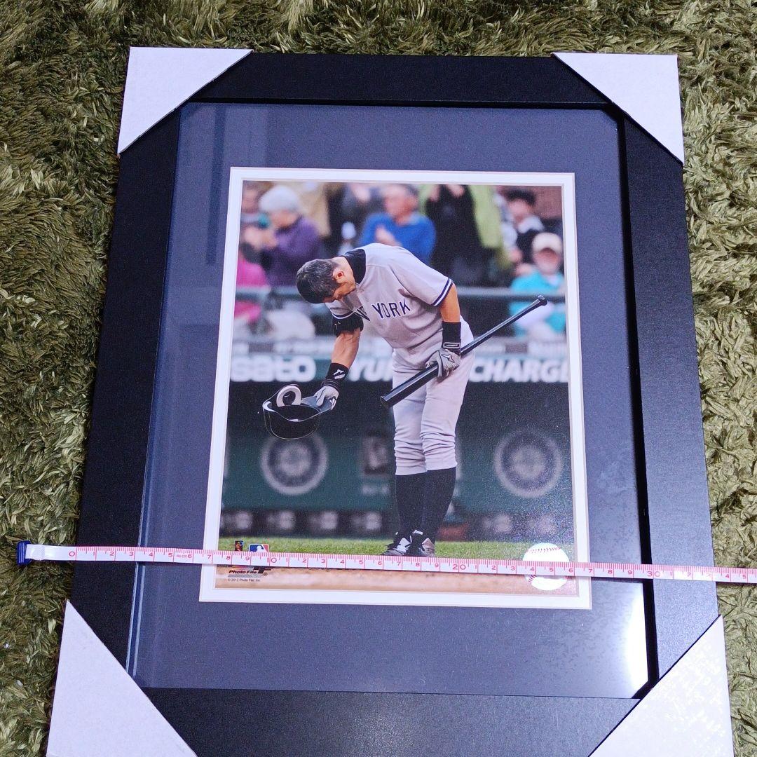 USAにて購入! イチローさん、NYヤンキース移籍時の初打席での写真、プレート付