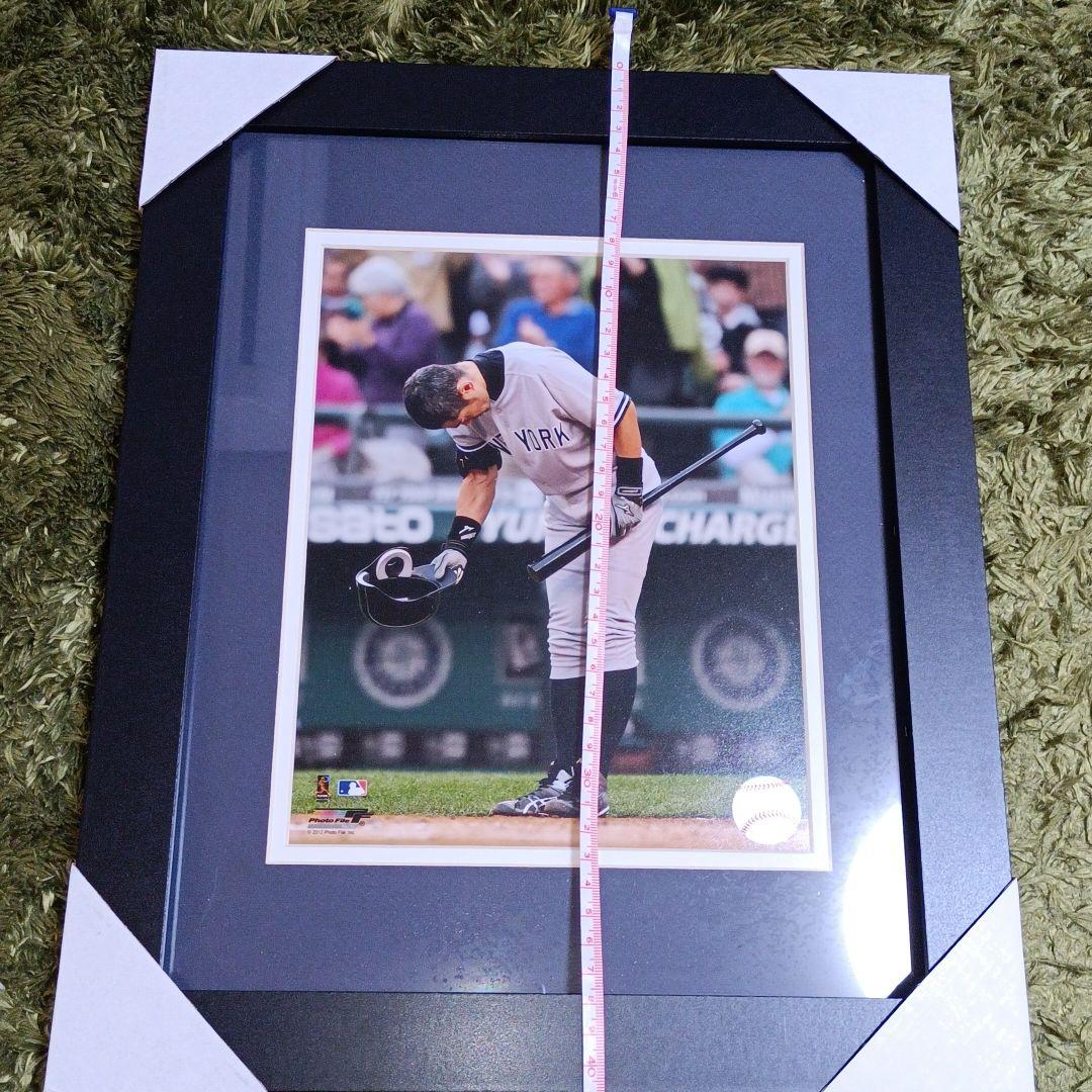 USAにて購入! イチローさん、NYヤンキース移籍時の初打席での写真、プレート付