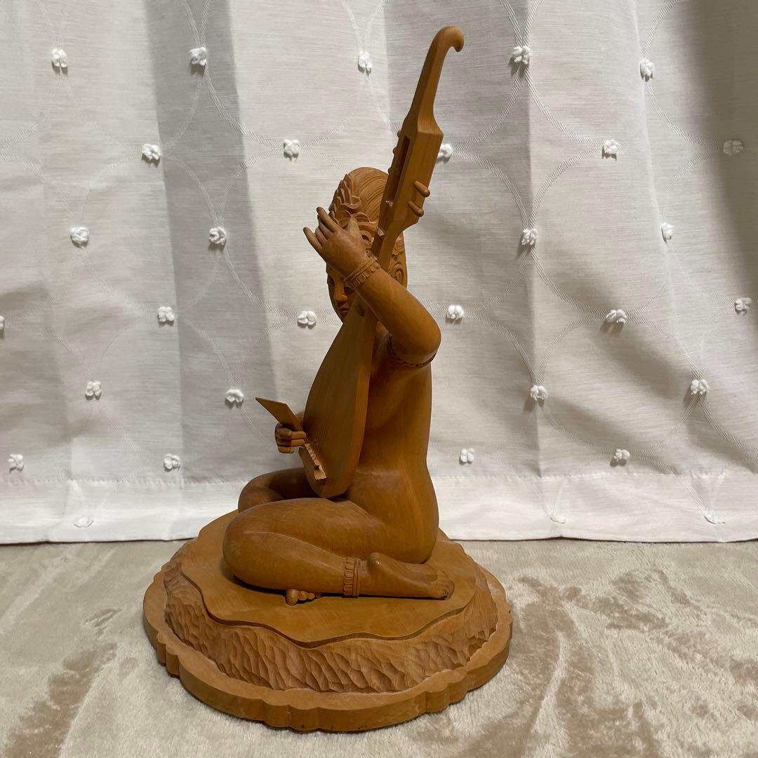 値下げしました　弁財天　仏像　木彫り