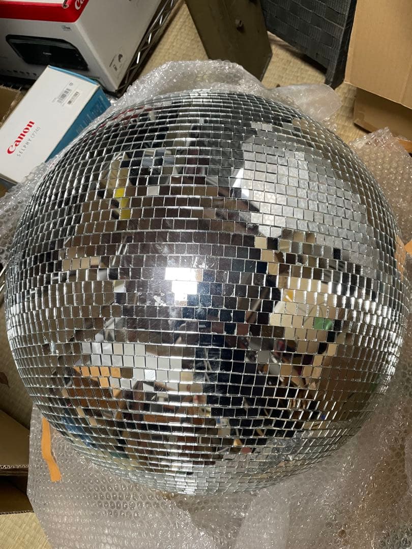 「直径50cm 大型 ミラーボール ディスコボール 吊り下げ」