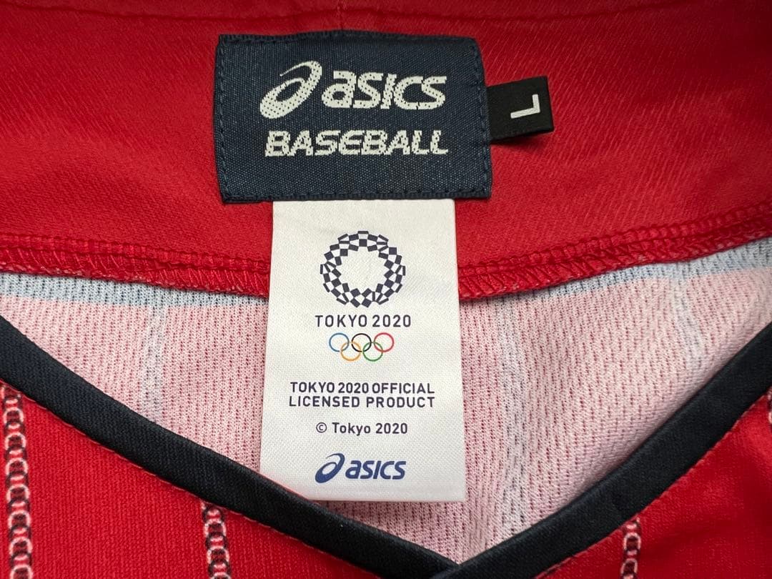【新品】WBC 侍ジャパン　日本代表ASICS JAPAN ユニフォームL 野球