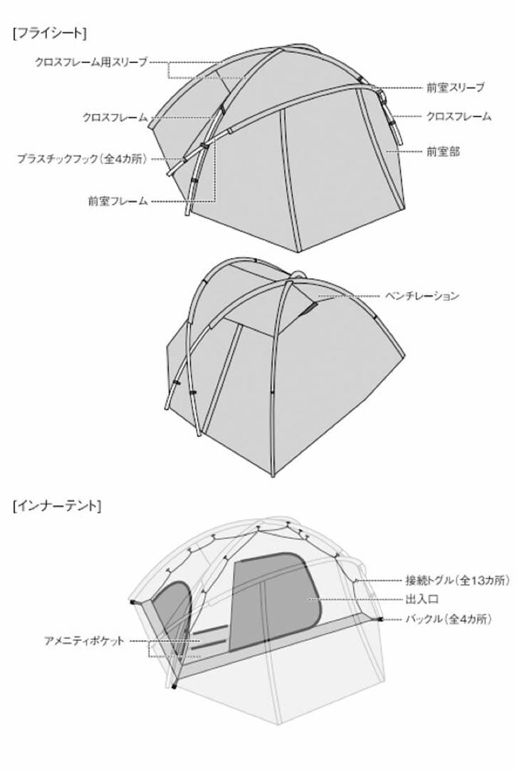 【新品】スノーピーク ミニッツドーム Pro.air 1 グランドシート付