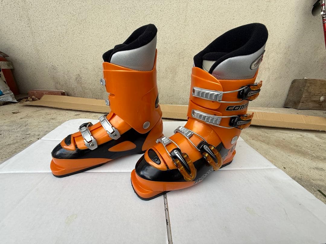 スキー3点セット　 Fischer RX スキーセット オレンジブーツ付き