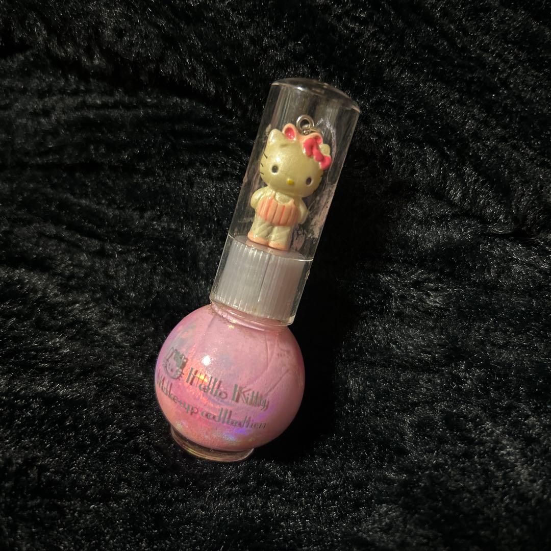レトロ‪☆ハローキティ ネイルチャーム付き‪☆メイクアップコレクション‪☆当時物