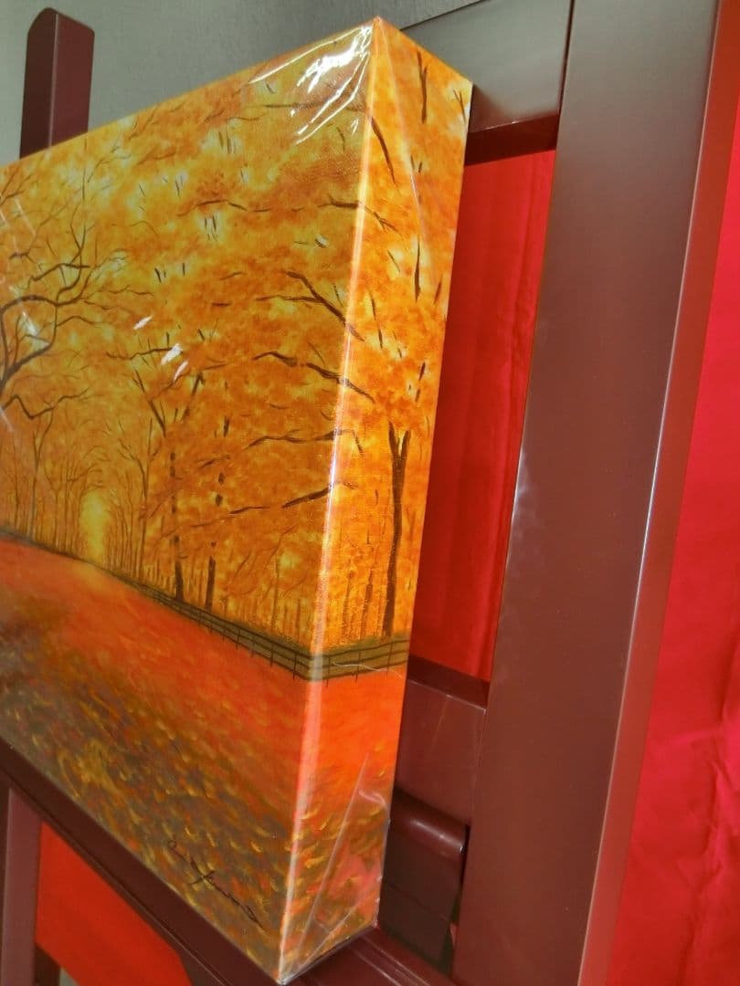 【ART】朝隈敏彦真筆(いちょう並木)特寸法