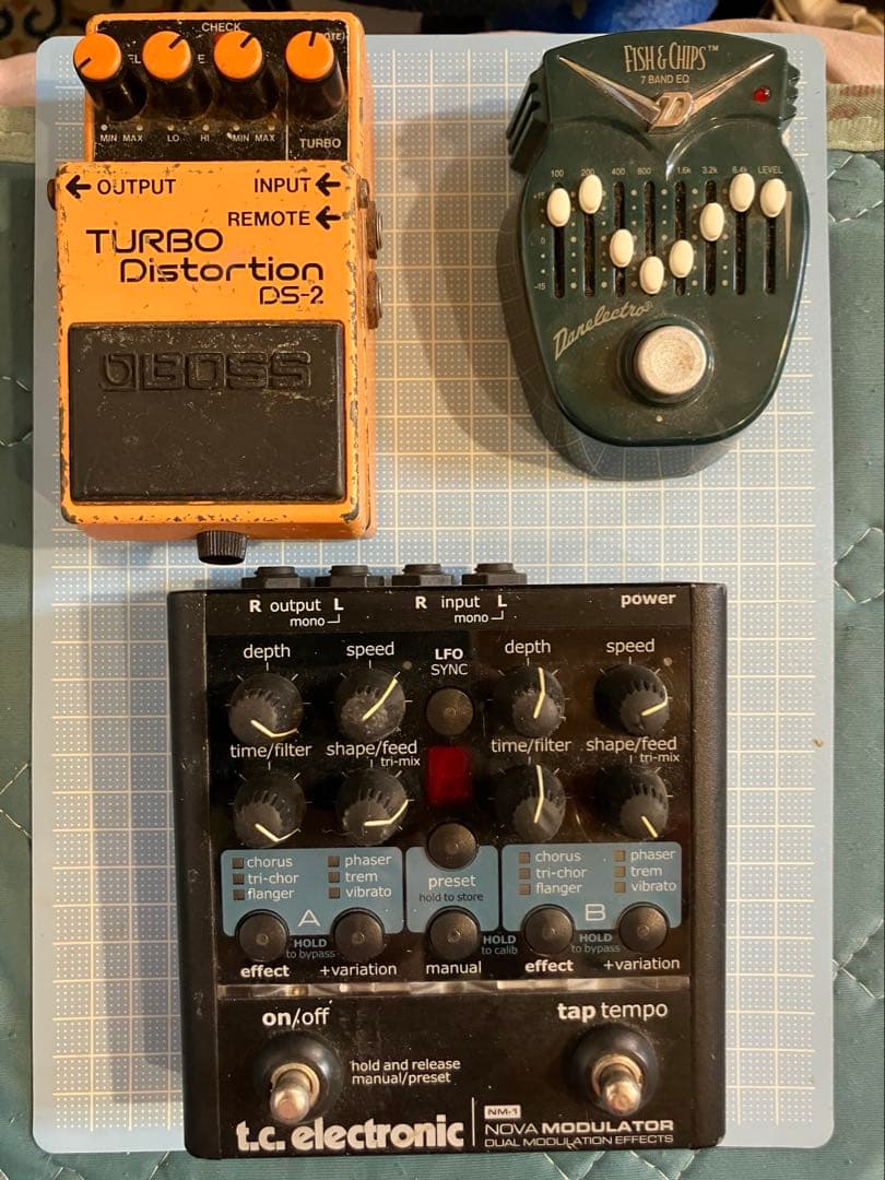 未チェックのエフェクター3点