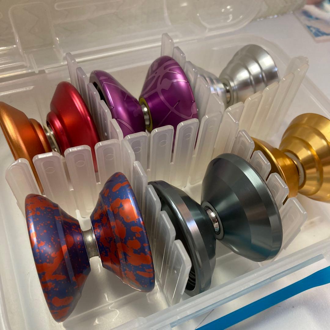 U*】様 メタルヨーヨー 6個セット まとめ売り ダンカン アオダ ヨーヨーエン