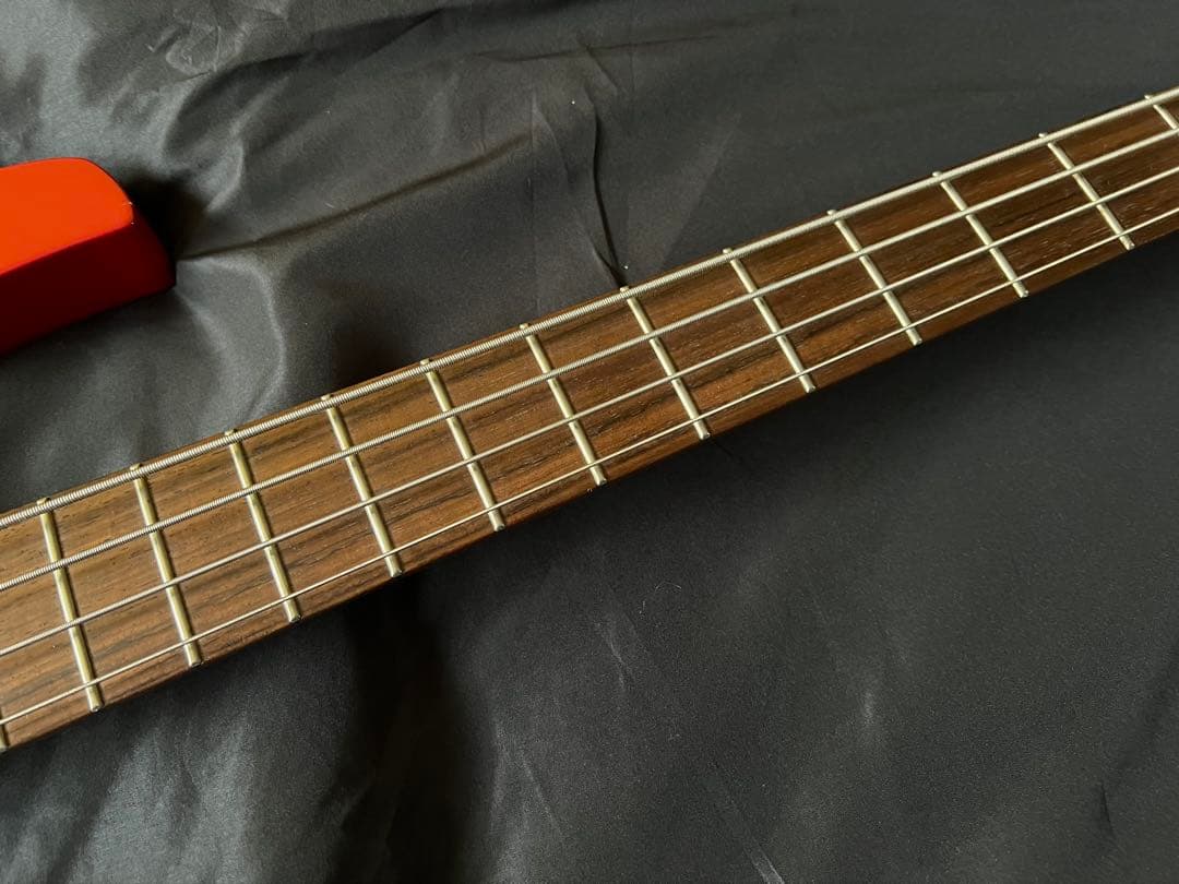 激レアparker ベース bass エレキベース RED 未使用品ケース付