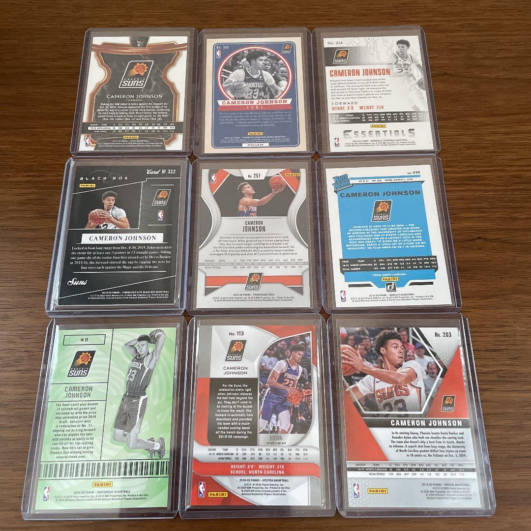 Cameron Johnson RC CARD 9枚セット