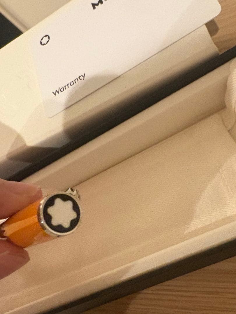 MONTBLANC pix オレンジボールペン