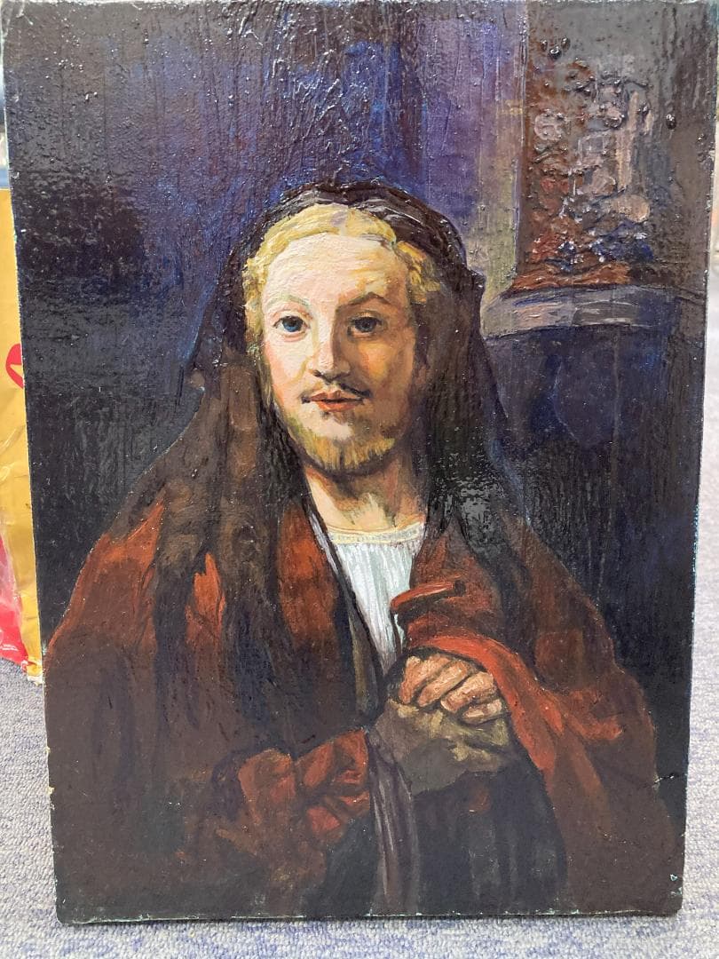 イエス・キリストの肖像画（油彩F4号333✖️242㎜）額装なし