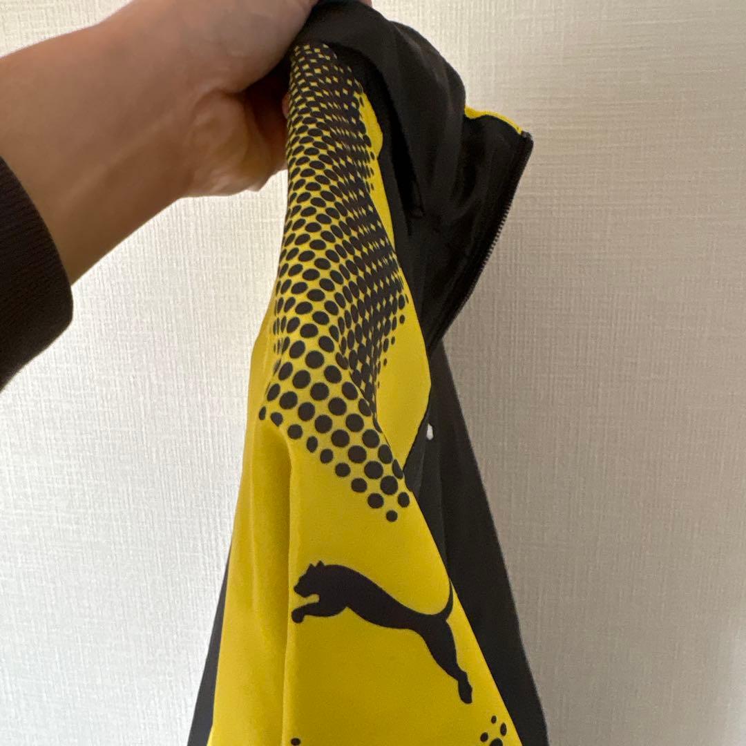 PUMA ピステ・ウィンドブレーカー 黒/黄
