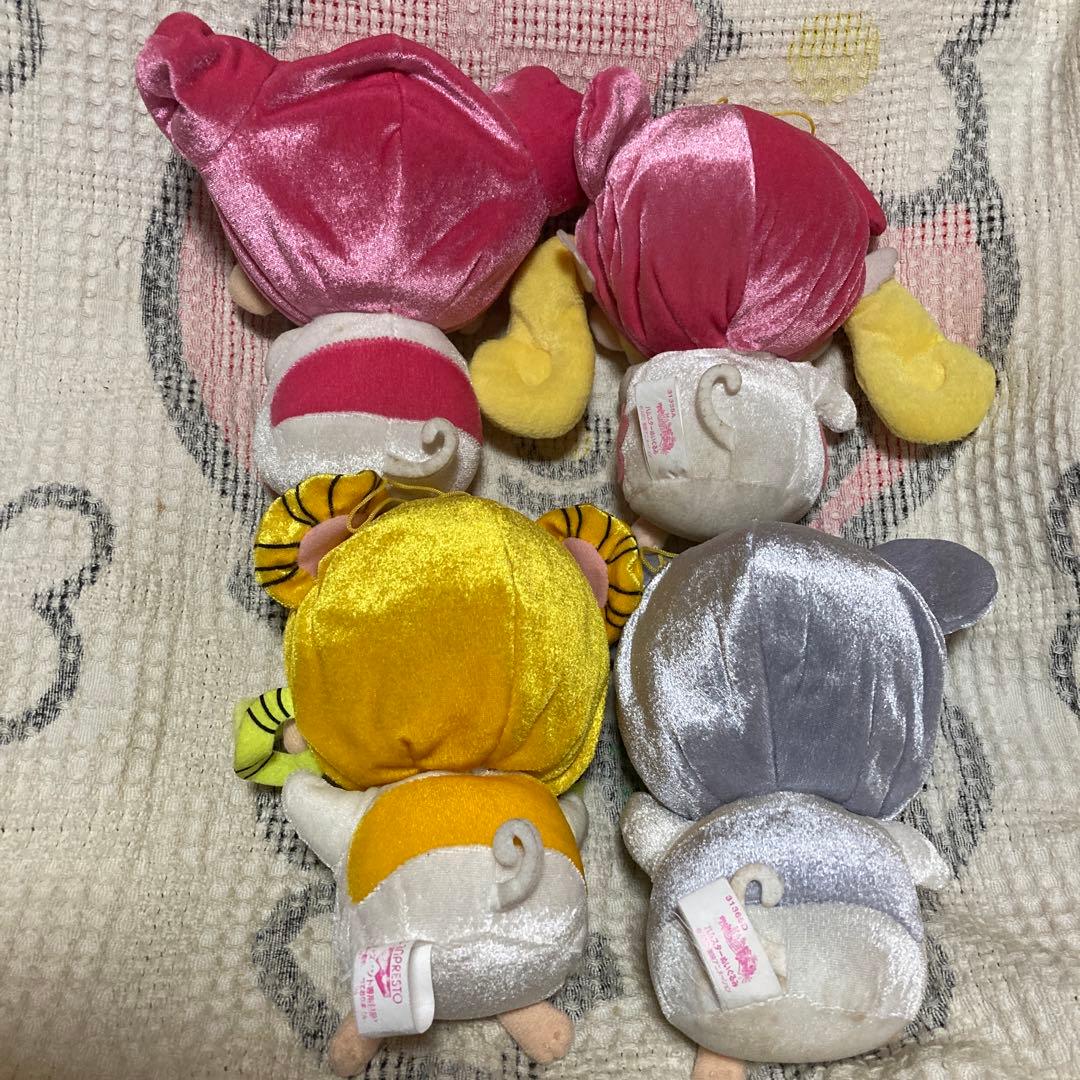 おジャ魔女どれみドッカーン　ハムスターぬいぐるみ　4コセット　中古品