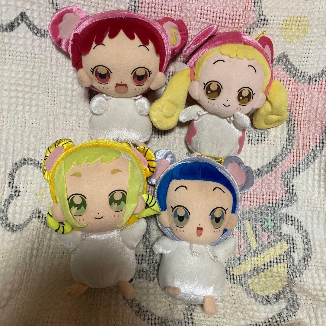 おジャ魔女どれみドッカーン　ハムスターぬいぐるみ　4コセット　中古品
