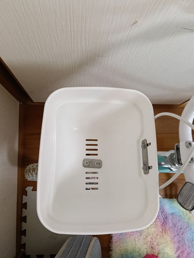 幼児用自転車 水色とピンクのドット 18インチ 引き取り限定