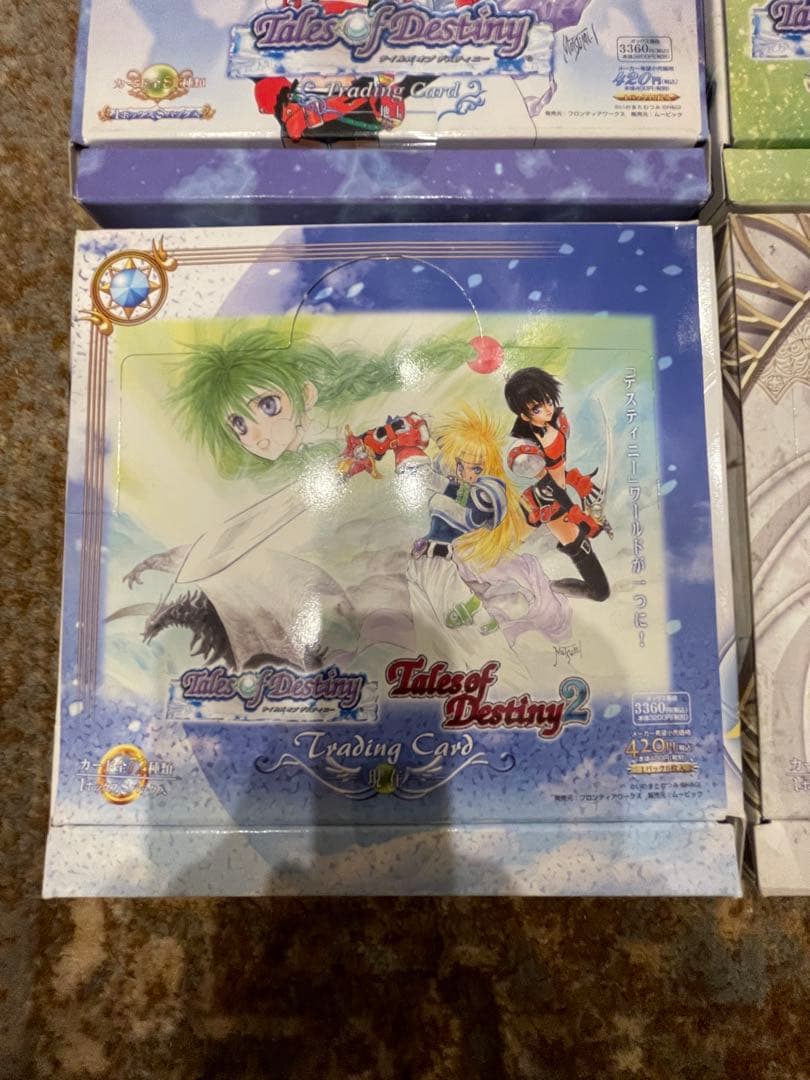 新品 未開封 4点セット BOX カード テイルズ オブ デスティニー