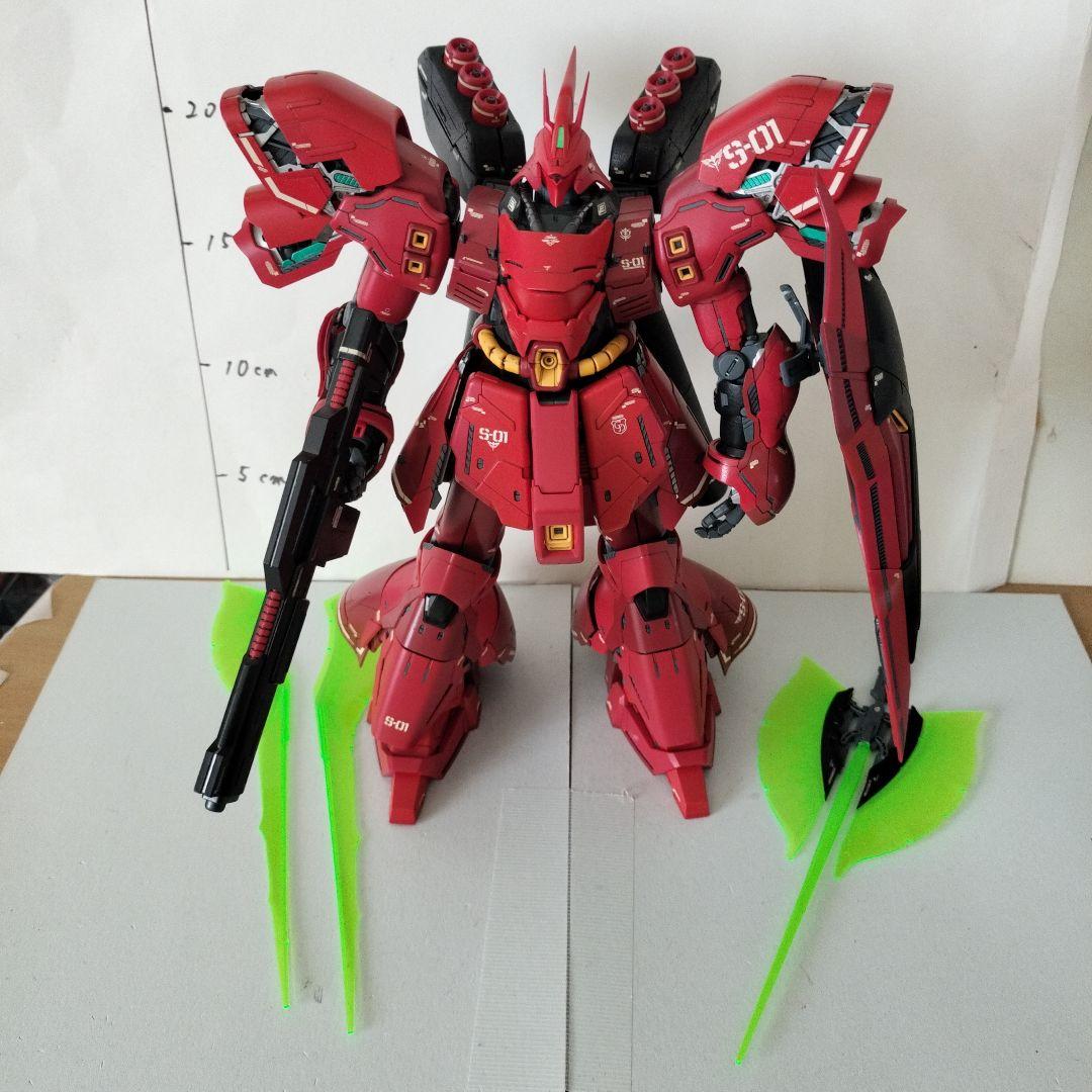 h*ま様 MG1/100 サザビー 塗装完成品 ガンプラ バーニア改修 逆襲のシ