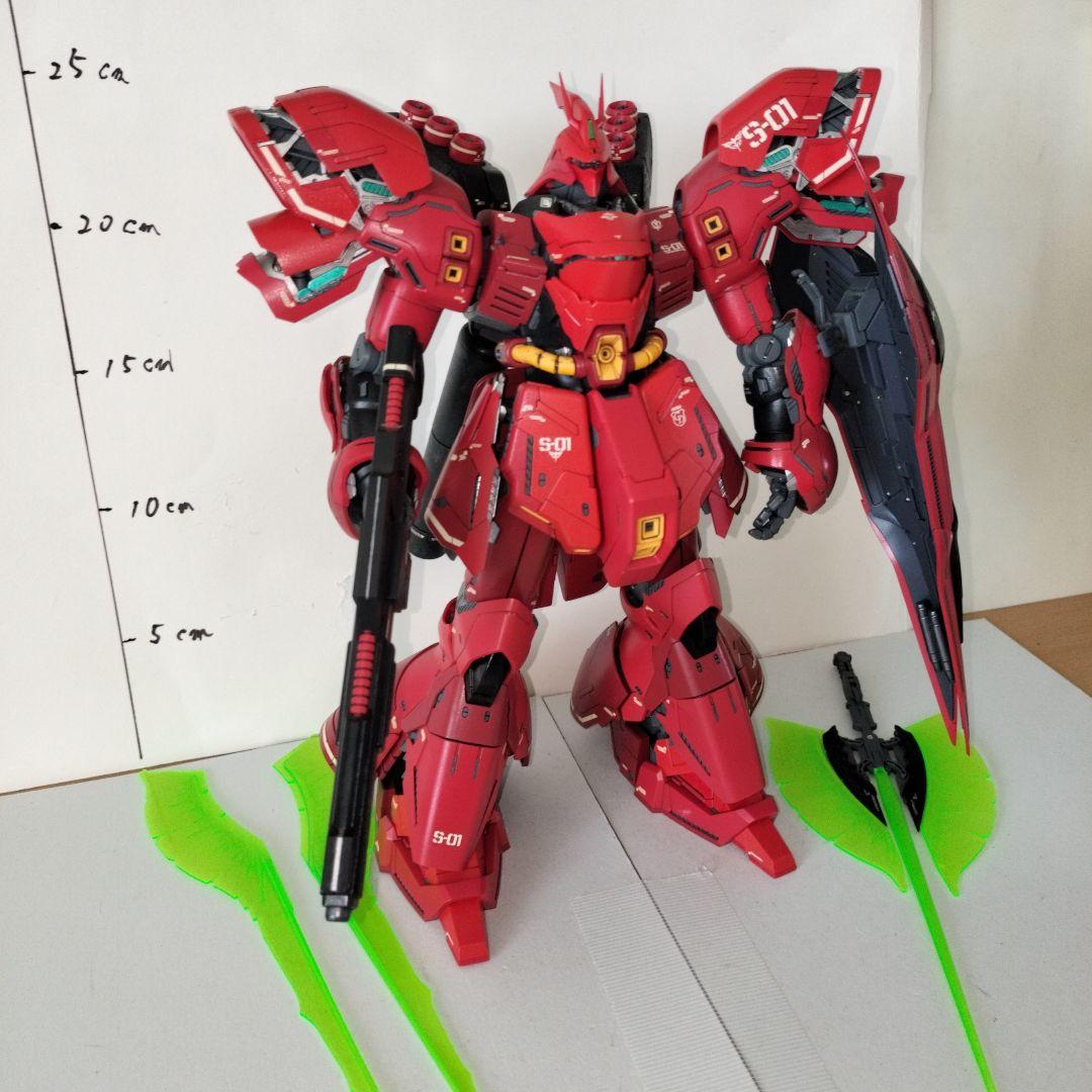 h*ま様 MG1/100 サザビー 塗装完成品 ガンプラ バーニア改修 逆襲のシ