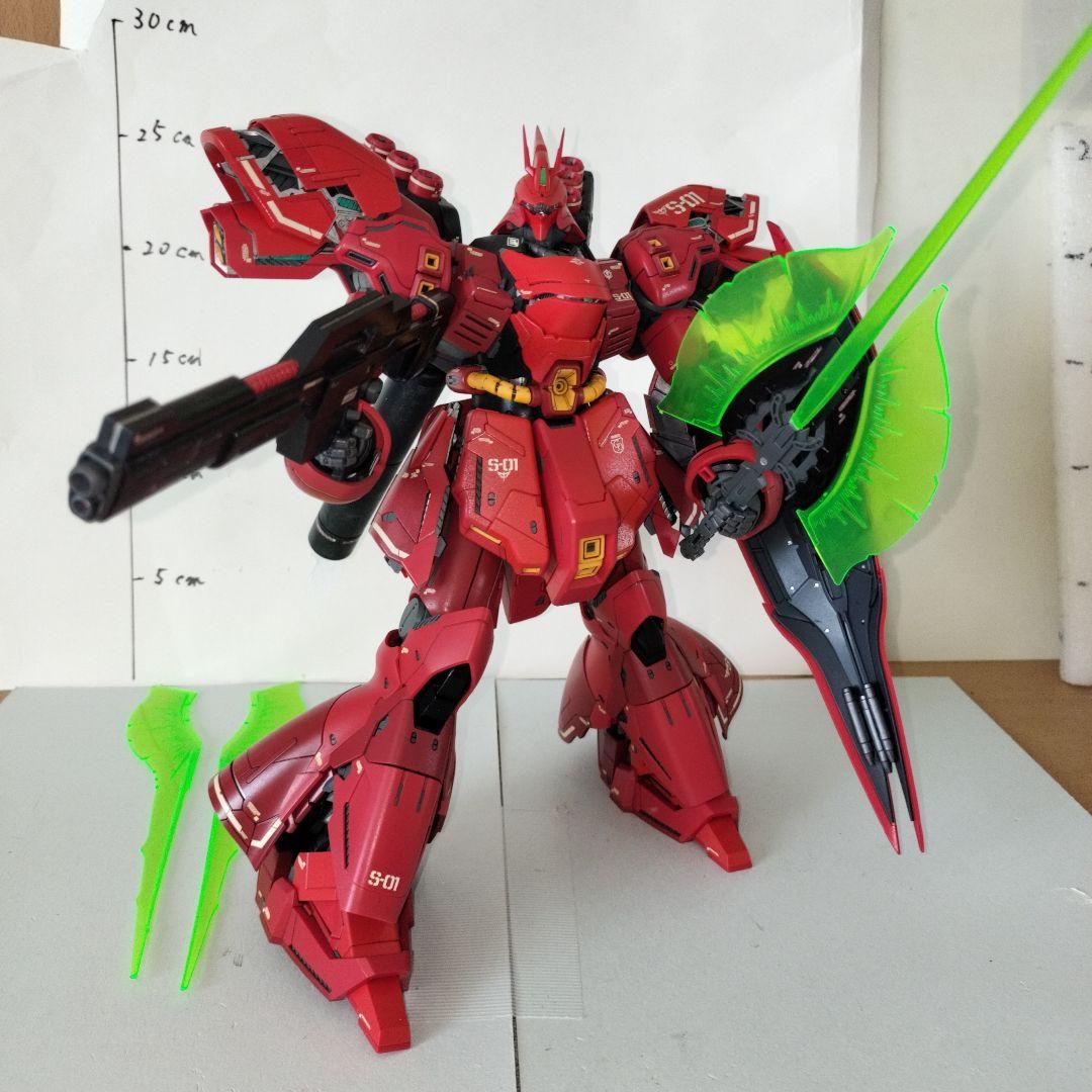 h*ま様 MG1/100 サザビー 塗装完成品 ガンプラ バーニア改修 逆襲のシ