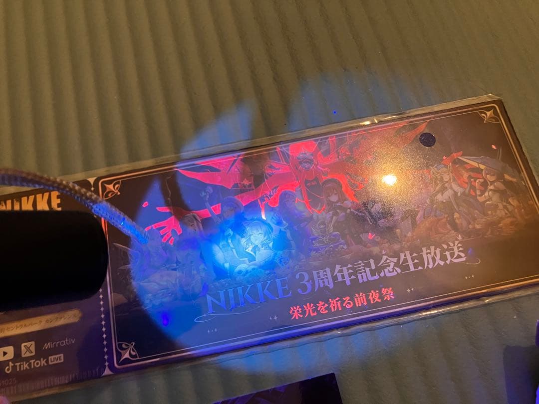 勝利の女神NIKKE 3周年記念 公式生放送 来場者特典セット