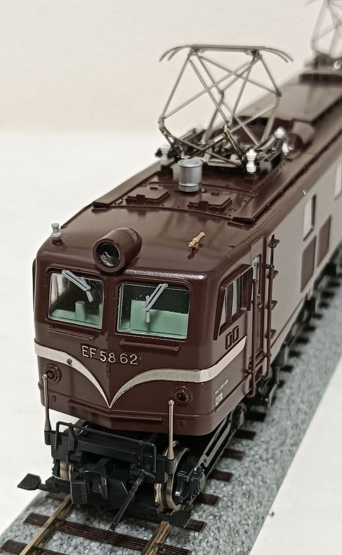 HOゲージ KATO EF58電気機関車 大窓（茶）