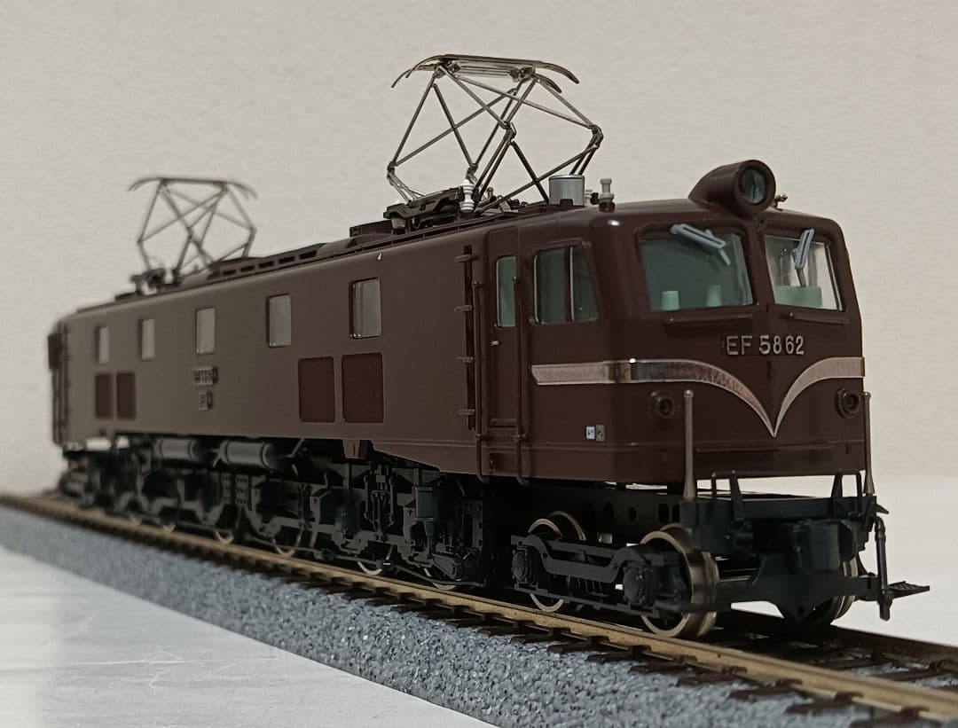 HOゲージ KATO EF58電気機関車 大窓（茶）