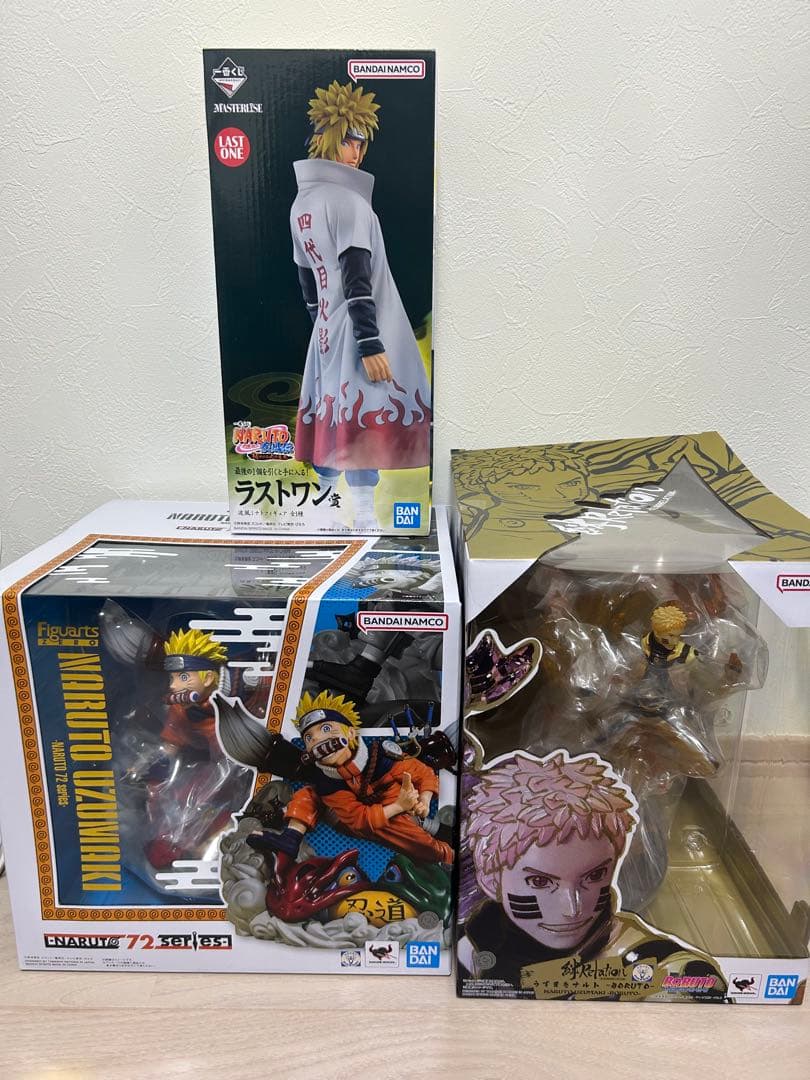 ナルト 一番くじ 波風ミナト ラストワン その他 未開封 セット売り