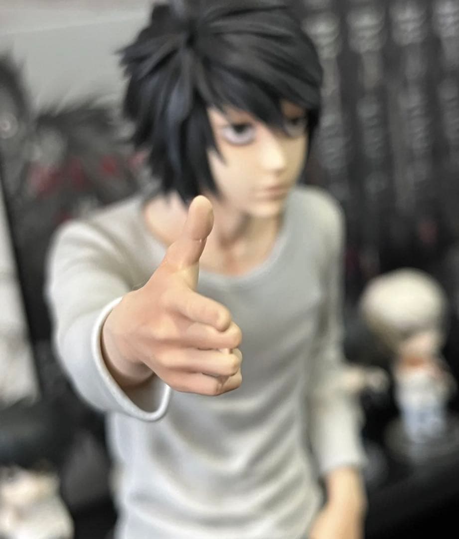 デスノート エル・ローライト L ガレージキット ガレキ スタチュー⑤