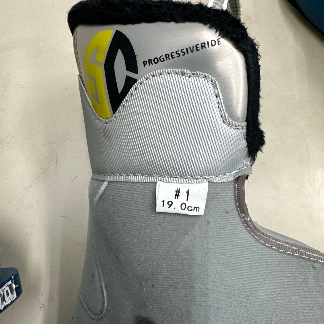 キッズスキー板96/ブーツ19/ストックのセット