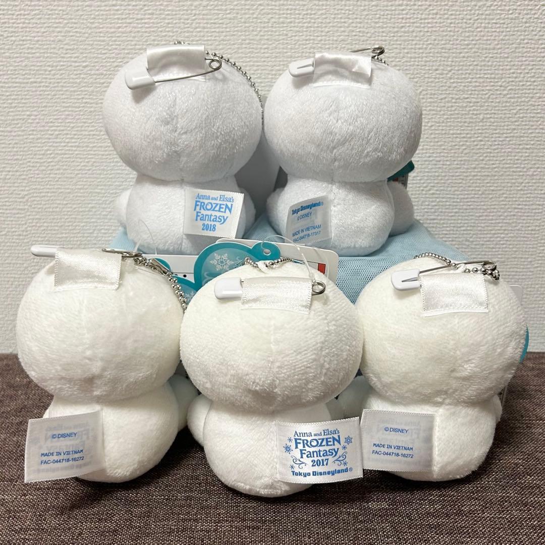 スノーギース ぬいぐるみバッジ キーチェーン ファンタジースプリングス アナ雪