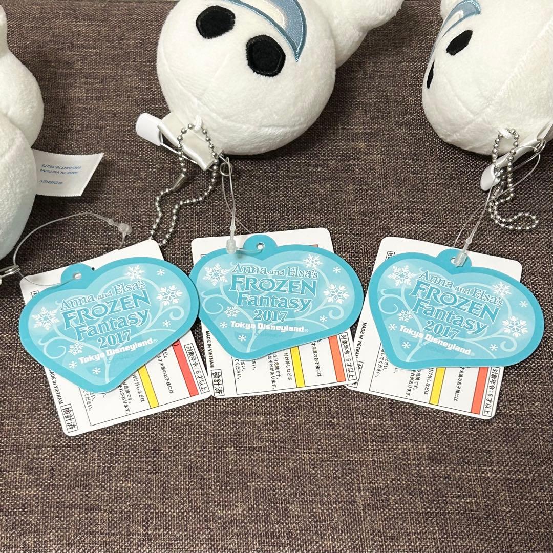 スノーギース ぬいぐるみバッジ キーチェーン ファンタジースプリングス アナ雪