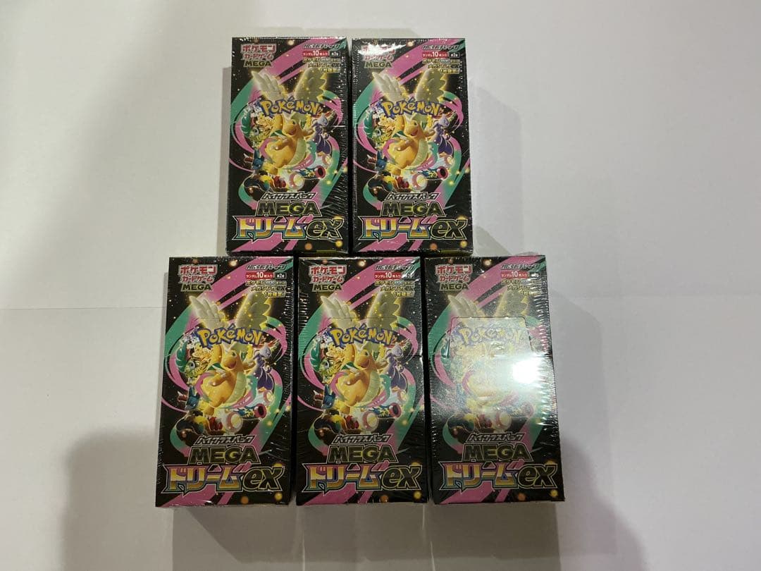 シュリンク付 MEGAドリームex 5box