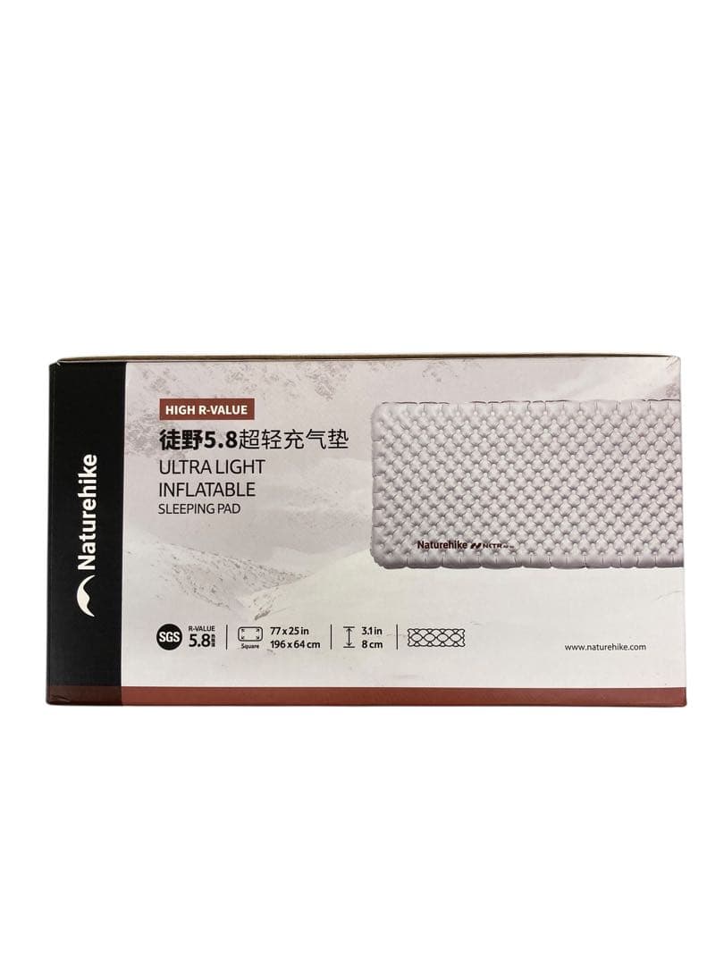【開封・未使用】Naturehike R5.8 エアーマット196×64㎝