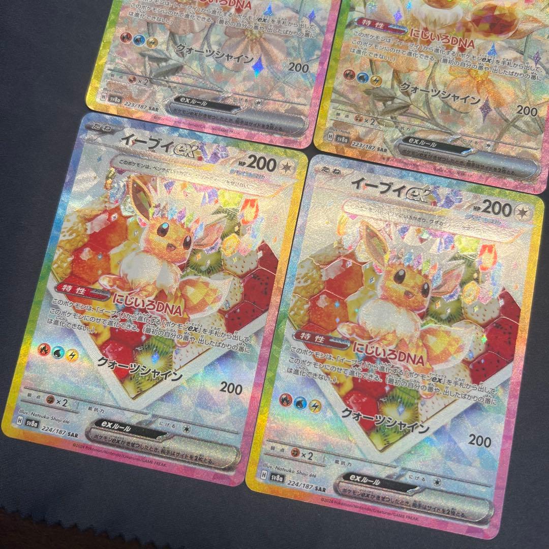 イーブイex SAR テラスタルフェス SV8a 223/187 224/187