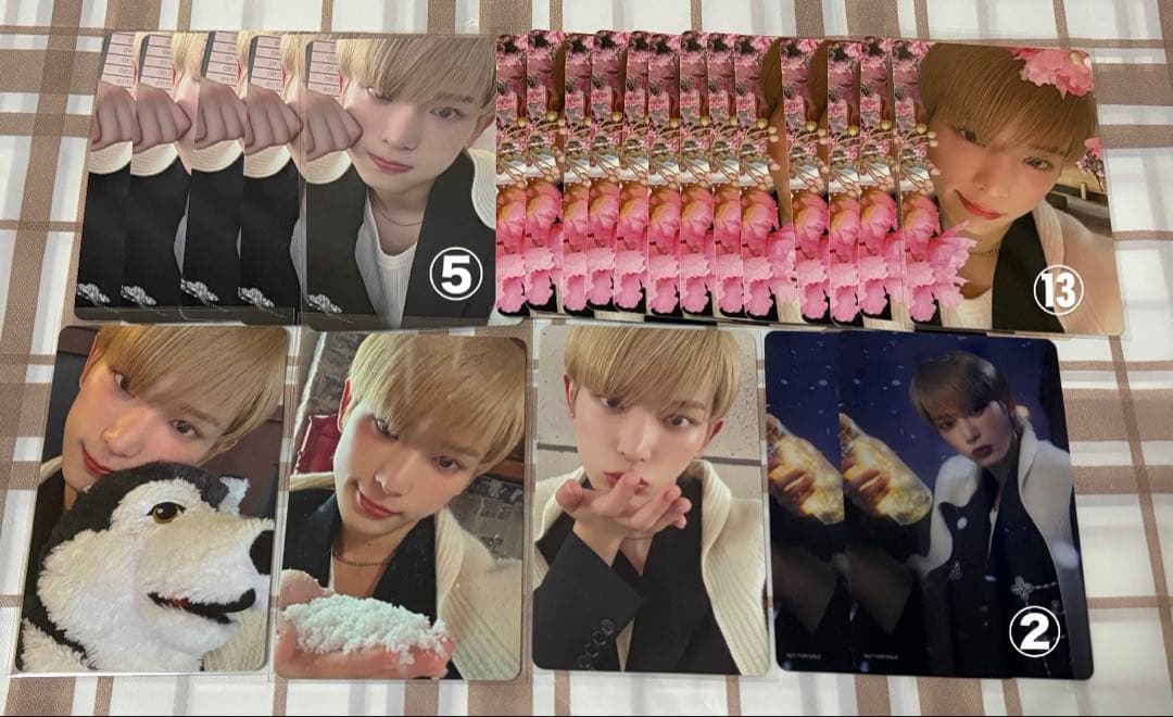 &TEAM andteam ハルア トレカ チェキ 110枚まとめ売り