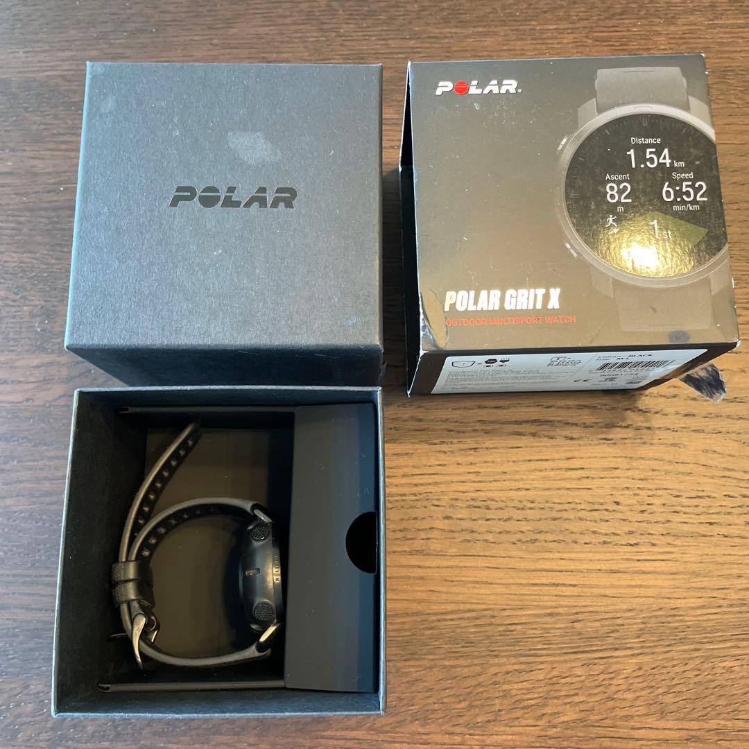 POLAR GRIT X ポラール　 スポーツウォッチ　ブラック　美品