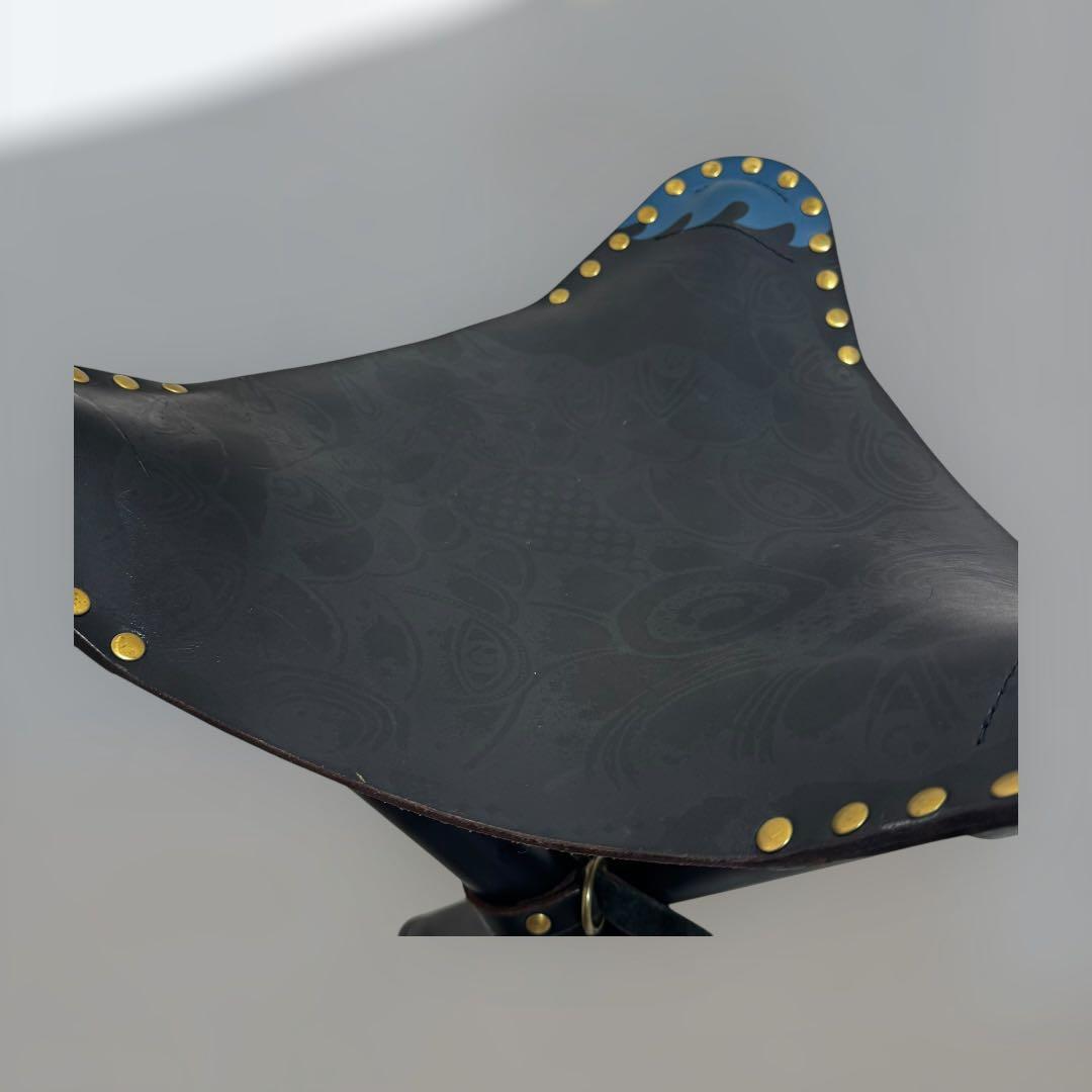 グラインドロッヂ ハンティングチェア 両面生刷り ブラック